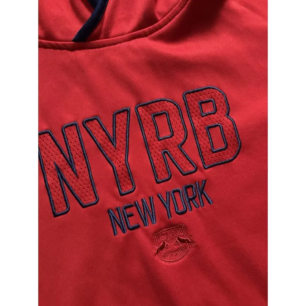 Rare Find Adidas Red Bull New York Red Men's Hoodie Size L A6N004 2014